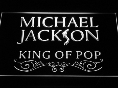 Michael Jackson King of Pop Text LED Neon Sign